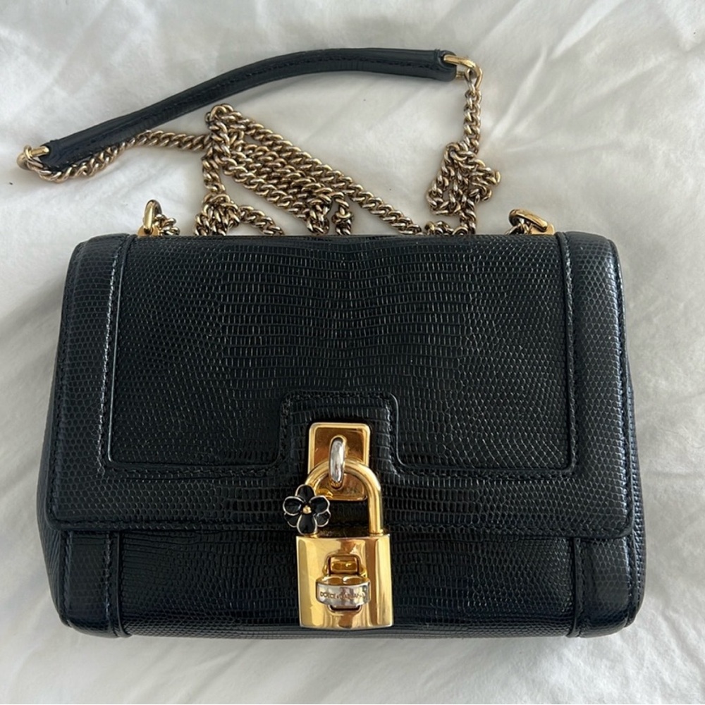 Dolce & Gabbana padlock Clutch AUTHENTIC.   size:7,5" x 6"